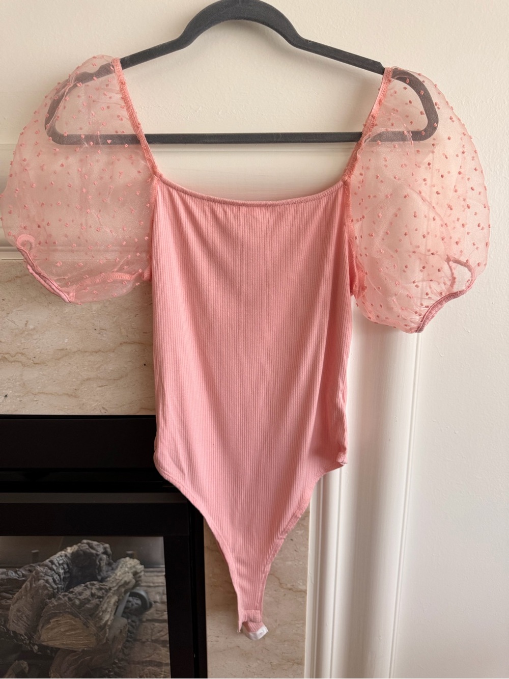 Altar'd State Light Pink Ribbed Top